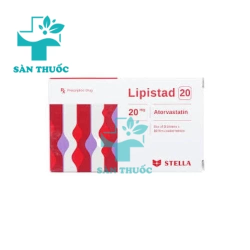 Lipistad 20mg - Thuốc giúp hạ mỡ máu hiệu quả